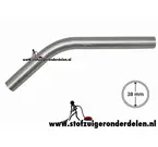 Bocht Numatic 38mm RVS kromme buis alternatief voor Numatic stofzuiger 38mm buissysteem
