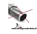 Past niet op ovale handgreep
