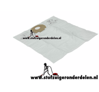Protool stofzuigerzak microfleece alternatief 765355 5 stuks geschikt voor FB-VCP10E en VCP10E 63mm aansluiting 55x41cm