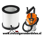 Alternatief filter voor STIHL SE 33, SEA 60 en SEA 100. Voor droog en nat gebruik