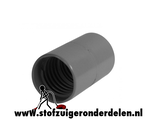 Verlengmof 38mm PVC koppelstuk voor industriële stofzuigerslang reparatie en verlenging