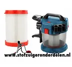 Bosch GAS 18V patroonfilter HEPA wasbaar VF320H alternatief