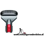 Dyson plumeau borstel 967765-01 met harde haren