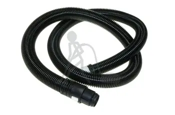 Nilfisk Elite en Select stofzuigerslang origineel zwart 2 meter met 32 mm handgreep