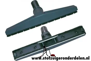 Gladde vloeren zuigmond 40cm 38mm industriële borstel met nylon haren zwart
