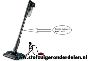 Originele Philips ronde stofzuigerbuis voor Aqua Plus 8000-serie steelstofzuiger