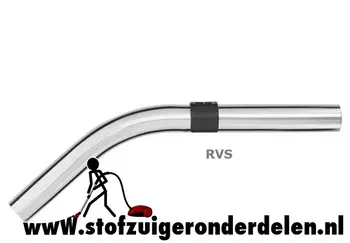 Kromme buis met luchtregelaar voor Numatic 38mm zuigbuis