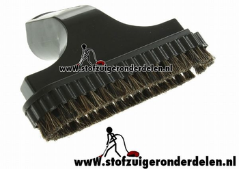 Zuigmond met opschuifborstel