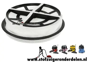 Numatic 12 inch filter 30,45 cm vervangt 604165 604115 geschikt voor Henry Hetty James