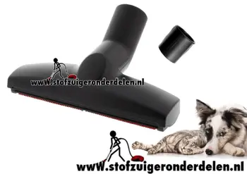 pluizenborstel met 4 fluwelen strips
