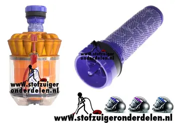 Alternatieve Dyson filter 923413-01 geschikt voor DC28C DC37C DC39C DC41C DC53 DC33C wasbaar motorfilter