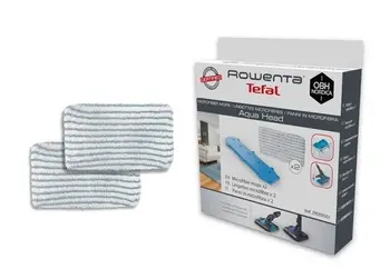 Rowenta ZR009501 microvezeldoekjes wit blauw voor Aqua Head ZR009600 – set van 2 stuks