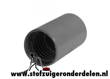 Verlengmof 38mm PVC koppelstuk voor industriële stofzuigerslang reparatie en verlenging